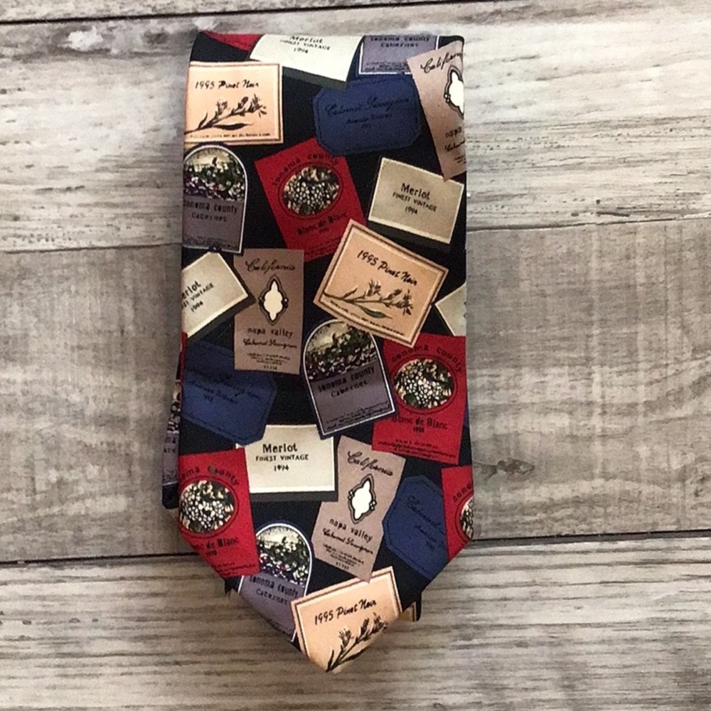 💸30%off2🛒 Echo Merlot wine tie